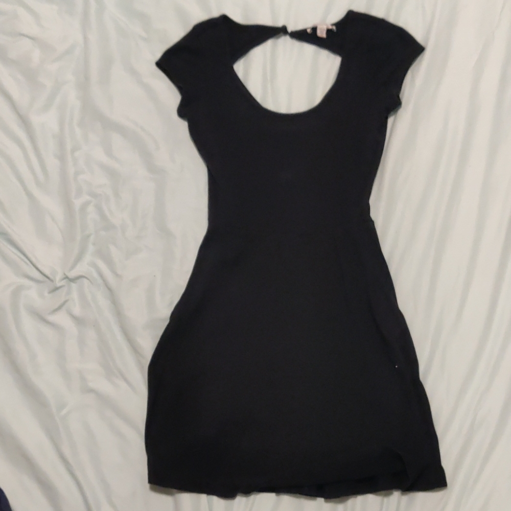 Black cutout dress